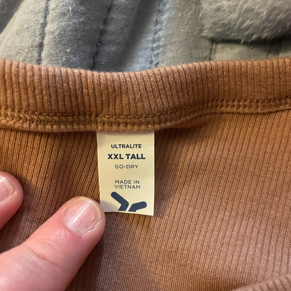 NWT Old navy active ribbed long sleeve crop size XXL tall